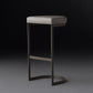 Glam Restaurant Footrest Bar Stool Gray Leather Backless Stool Clearhalo 'Bar Furniture' 'Bar Stools' 'bar_stools' 'furn' 'furn_bar_stools' 'Furniture' 'furniture_bar_stools' 'Kitchen & Dining Furniture' 1200x1200_6b8a6afa-4c4f-4f85-912e-5d6a3abbaca1