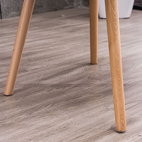 Scandinavian Upholstered Home Arm Chair Solid Back Matte Finish Dining Chair Clearhalo 'Dining Chairs' 'Dining Tables & Seating' 'dining_chair' 'Furniture' 'furniture_dining_chair' 'Kitchen & Dining Furniture' 1200x1200_6b8d2147-54ea-4bf6-9247-0925c8a59b47