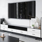 Gabinete de TV de madera y metal Moderno Minimalist Home Open TV Consola