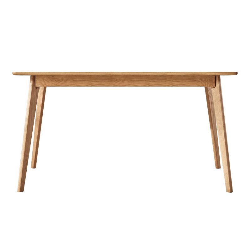 Modern Oak Wood Table for Restaurant Rectangle Dining Table with 4 Legs Clearhalo 'Dining Tables & Seating' 'Dining Tables' 'dining_table' 'furn' 'furn_dining_table' 'Furniture' 'furniture_dining_table' 'Kitchen & Dining Furniture' 'kitchen' 'kitchen_dining_table' 1200x1200_6b902904-d767-42da-be30-76e6f561cb7a