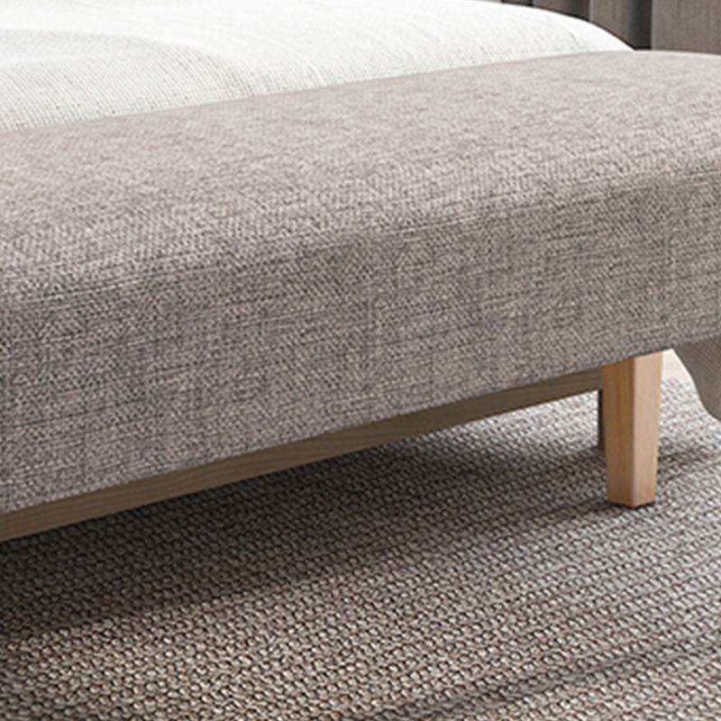 15.7" W Modern Manufactured Wood Bench Cushioned Seating Bench Clearhalo 'Benches' 'Chairs & Seating' 'furn' 'furn_benches' 'Furniture' 'Living Room Furniture' 1200x1200_6b90ac18-3a99-4a6b-b502-d53e729b7f00