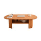 23" Wide Contemporary Coffee Table Solid Wood Coffee Cocktail Table with Storage