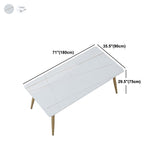 Table à manger de luxe traditionnelle rectangle haut de pierre