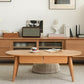 4 Legs Coffee Table Solid Wood Cocktail Table with 2 Storage Drawers Clearhalo 'Coffee & Accent Tables' 'Coffee Tables' 'coffee_tables' 'furn' 'furn_coffee_tables' 'Furniture' 'Living Room Furniture' 1200x1200_6b9206d1-40eb-485a-9664-2508d0c827dc