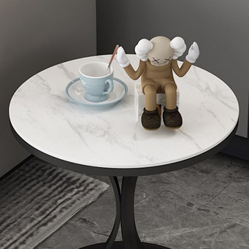 Modern Faux Marble Top End Table 21.6 "Tall Pedestal End Table Clearhalo 'Coffee & Accent Tables' 'End & Side Tables' 'end_side_table' 'end_side_tables' 'furn' 'furn_end_side_tables' 'Furniture' 'furniture_end_side_table' 'Living Room Furniture' 1200x1200_6b943d2d-a35e-45dd-9a6c-50984653b47a