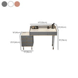 Contador de maquillaje ajustable Conyador de tocador de espejo iluminado con cajones