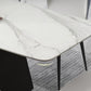 Modern Sintered Stone Top Dining Set Rectangular 1/4/5/7 Pieces Dining Room Table Set Clearhalo 'Dining Room Sets' 'Dining Tables & Seating' 'dining_room_set' 'furn' 'furn_dining_room_set' 'Furniture' 'Kitchen & Dining Furniture' 1200x1200_6b9837a3-0da6-45f6-bece-ecd998dccce8