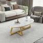Contemporary Coffee Table Oval Single Stone Coffee Cocktail Table Clearhalo 'Coffee & Accent Tables' 'Coffee Tables' 'coffee_tables' 'furn' 'furn_coffee_tables' 'Furniture' 'Living Room Furniture' 1200x1200_6b9c87e2-f71c-472e-a6ef-9f8d95af8486