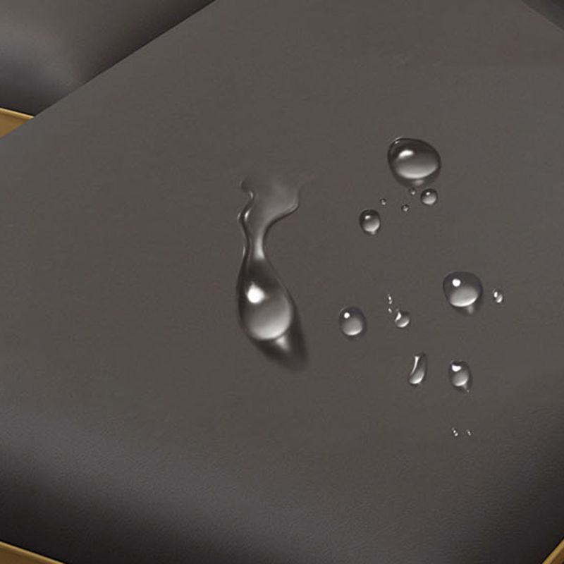 Modern Sofa & Chaise in Grey 35.43" Tall Sofa with Bolster Pillows