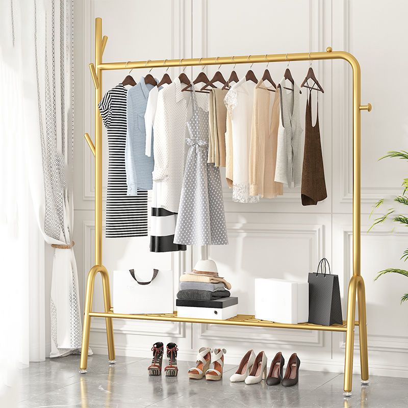 Fancy Hall Tree Hermoso árbol de entrada de metal con estante de almacenamiento de ganchos