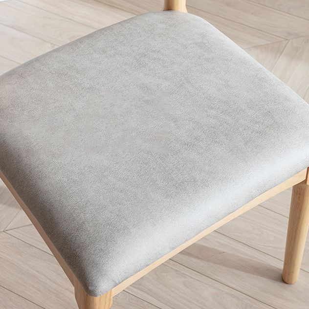 Indoor Scandinavian Side Chair Upholstered Wood Open Back Dining Room Chair Clearhalo ' kitchen&dining_furn' 'Dining Chairs' 'Dining Tables & Seating' 'dining_chair' 'furn' 'furn_dining_chair' 'Furniture' 'furniture_dining_chair' 'Kitchen & Dining Furniture' 'kitchen' 1200x1200_6b9f8c16-e049-42e6-9694-3dd979615da1