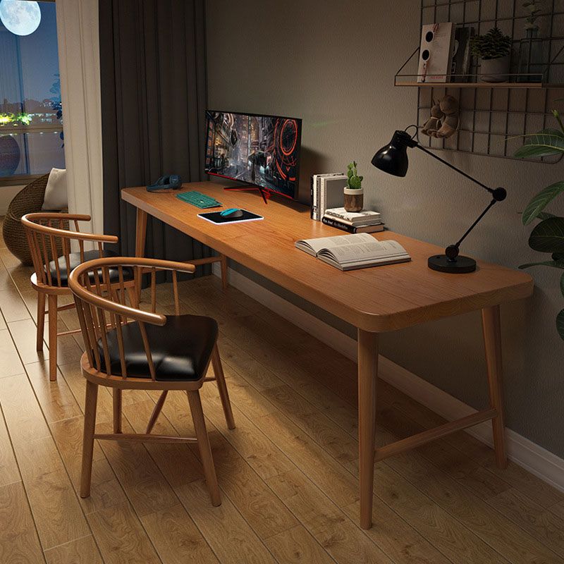 Scrivania rettangolare contemporanea scrivania in legno solido per casa
