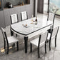 Modern Drop-Leaf Dining Table Sintered Stone Dinner Table for Dining Room