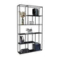 Industrial Metal Open Etagere Bookshelf Vertical Bookshelf for Office Clearhalo 'Bookcases' 'furn' 'furn_bookcases' 'Furniture' 'furniture_bookcases' 'kitchen' 'kitchen_bookcases' 'Living Room Furniture' 'Office Furniture' 1200x1200_6ba120e1-2162-4251-b7a6-1209faf0eb5e