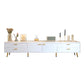 Modern Stone TV Stand White TV Media Stand with Legs for Living Room Clearhalo 'furn' 'furn_tv_stands_entertainment_centers' 'Furniture' 'Living Room Furniture' 'TV Stands & Entertainment Centers' 'TV Stands & Media Storage Furniture' 'tv_stands_entertainment_centers' 1200x1200_6ba46142-af4e-4b24-86d9-1d79916b5024