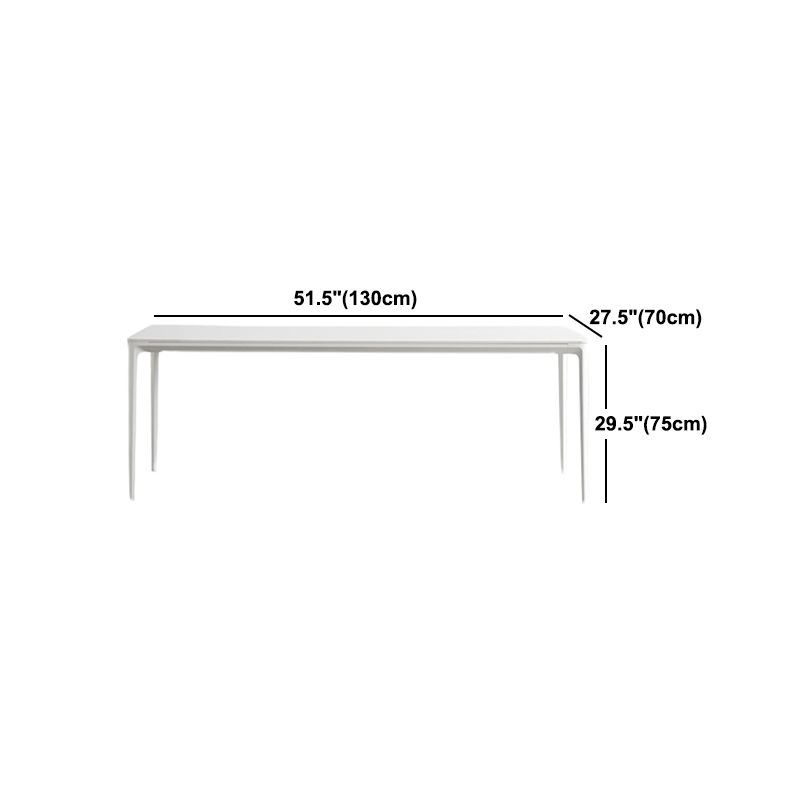 Modern White Dining Table Set 1/2/5/6/7 Pieces Rectangle Dinette Set with Sintered Stone Clearhalo 'Dining Room Sets' 'Dining Tables & Seating' 'dining_room_set' 'furn' 'furn_dining_room_set' 'Furniture' 'Kitchen & Dining Furniture' 1200x1200_6ba81a73-4f71-4a0c-8e84-1dc9b49e6e9c