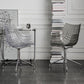 Contemporary Style Dining Chairs Arm Chairs for Kitchen with Metal Legs