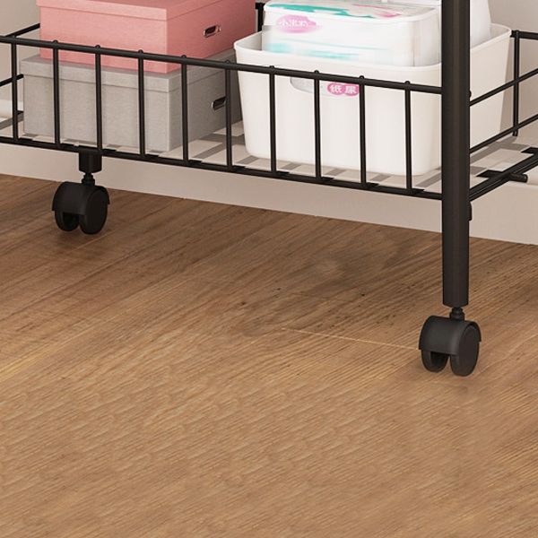 Contemporary Style Bookshelf with Casters Book Shelf for Home Office Study Room Clearhalo 'Bookcases' 'furn' 'furn_bookcases' 'Furniture' 'furniture_bookcases' 'kitchen' 'kitchen_bookcases' 'Living Room Furniture' 'Office Furniture' 1200x1200_6bad3380-1425-4641-8bf0-a306fada64fe