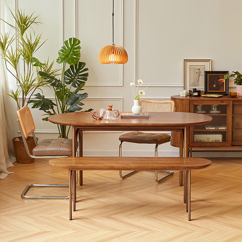 Tavolo da cucina moderno in legno in legno in legno in legno in legno in natura naturale