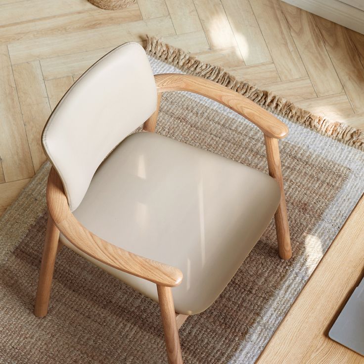 Sedia a braccio sala da pranzo a apertura in legno contemporaneo (set di 1/2/4/6/8)