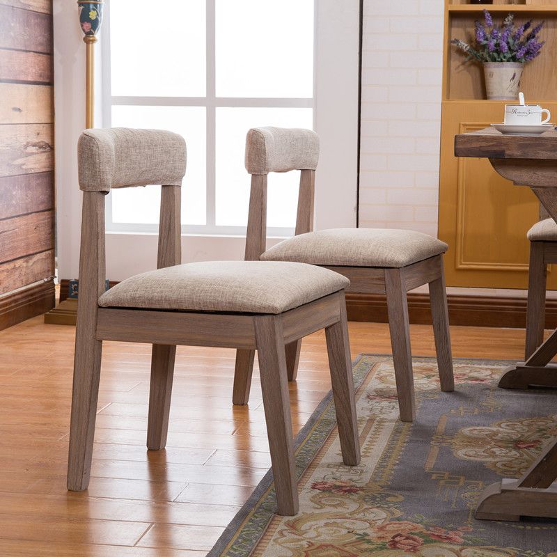 Country Style Solid Wood Dining Room Chair Open Back Dining Side Chair Clearhalo ' kitchen&dining_furn' 'Dining Chairs' 'Dining Tables & Seating' 'dining_chair' 'furn' 'furn_dining_chair' 'Furniture' 'furniture_dining_chair' 'Kitchen & Dining Furniture' 'kitchen' 1200x1200_6bb3143e-53bc-429f-93cd-8dacdd5e60fb