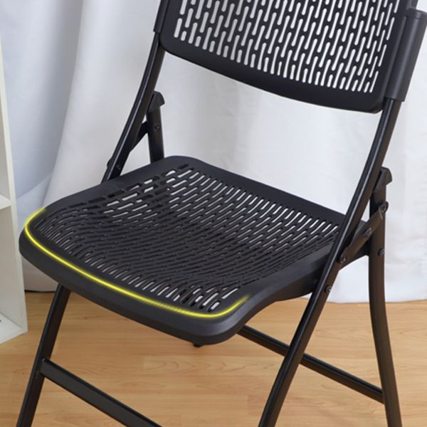 Contemporary Metal Side Chair Home Folding Armless Open Back Dining Side Chair Clearhalo ' kitchen&dining_furn' 'Dining Chairs' 'Dining Tables & Seating' 'dining_chair' 'furn' 'furn_dining_chair' 'Furniture' 'furniture_dining_chair' 'Kitchen & Dining Furniture' 'kitchen' 1200x1200_6bb36273-0431-4d3a-8652-07157b1d88ac