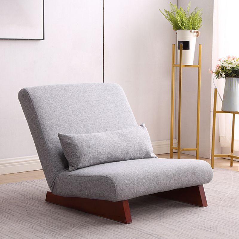 Mid-century Modern 27.95" Wide Pillow Back Armless Convertible Chair Clearhalo 'Accent Chairs' 'accent_chairs' 'Chairs & Seating' 'furn' 'furn_accent_chairs' 'Furniture' 'Living Room Furniture' 1200x1200_6bb39c53-58ce-4091-8719-019e4839b060