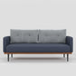 Square Arm Sofa Sofa 31.5" D x 29.53" H Faux Leather/Linen Sofa Clearhalo 'furn' 'furn_sofas' 'Furniture' 'furniture_sofas' 'kitchen' 'kitchen_sofas' 'Living Room Furniture' 'Sofa' 'sofas' 1200x1200_6bb47931-6576-4d2d-bea4-19b92e94e0e4