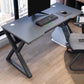Ergonomic Home Computer Desk Trestle Gaming Desk with Metal Legs Clearhalo 'furn' 'furn_office_desk' 'Furniture' 'Office Desks' 'Office Furniture' 'office_desk' 1200x1200_6bb61b1d-b31c-46b2-bc3b-1e47b4e9ba38