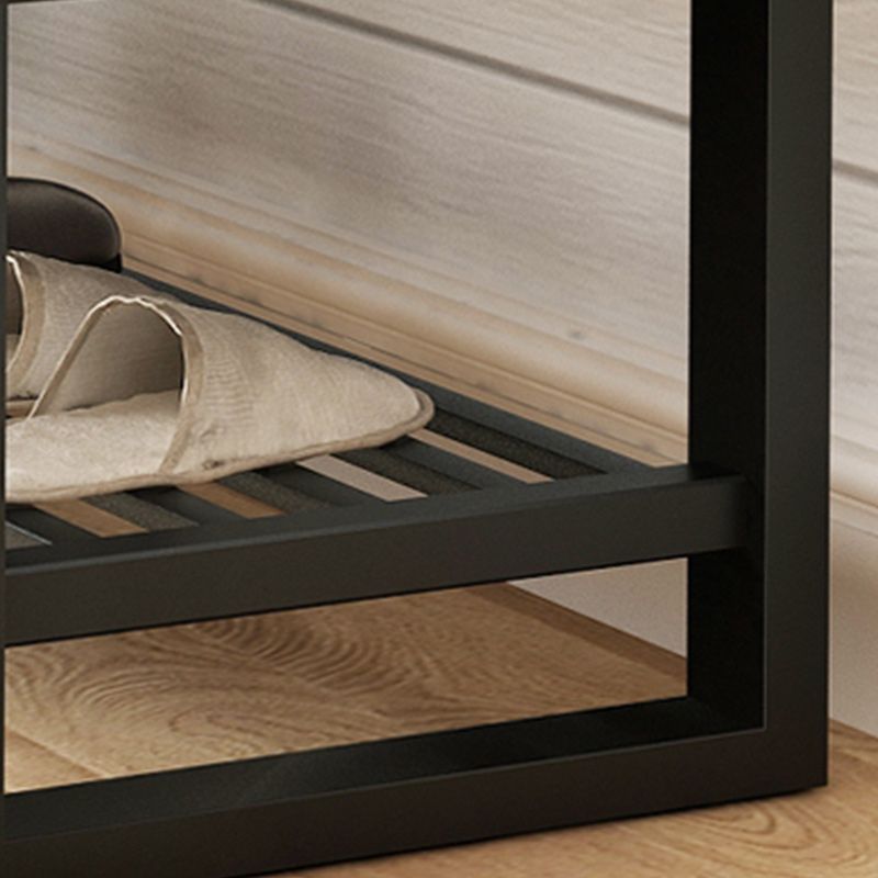 17.7" H Modern Metal Seating Bench Tufted Entryway Bench with Legs Clearhalo 'Benches' 'Chairs & Seating' 'furn' 'furn_benches' 'Furniture' 'Living Room Furniture' 1200x1200_6bb6747d-cdf9-48e8-9f97-7f7818a1ac4e