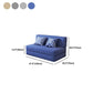 Contemporary Linen Armless Sofa Bed Slipcovered for Living Room