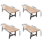 Rectangle Wood Color Dining Table Solid Wood Table Industrial with Trestle Base Clearhalo ' dining_table' 'Dining Tables & Seating' 'Dining Tables' 'furn' 'furn_dining_table' 'Furniture' 'furniture_dining_table' 'Kitchen & Dining Furniture' 'kitchen&dining_furn' 'kitchen' 'kitchen_dining_table' 1200x1200_6bb8620d-77bd-4f45-a991-e109c3bdadc8
