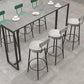 Industrial Style Rectangle Bar Table Stone Fixed Bar Dining Table Clearhalo 'Bar Furniture' 'Bar Tables' 'bar_tables' 'furn' 'furn_bar_tables' 'Furniture' 'Kitchen & Dining Furniture' 1200x1200_6bb8bbcc-b83f-4fe9-9c42-f1698e93142b