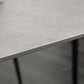 Industrial Sintered Stone Grey Table for Restaurant Rectangle Dining Table with 4 Legs Clearhalo 'Dining Tables & Seating' 'Dining Tables' 'dining_table' 'furn' 'furn_dining_table' 'Furniture' 'furniture_dining_table' 'Kitchen & Dining Furniture' 'kitchen' 'kitchen_dining_table' 1200x1200_6bbad0b3-4101-4c67-85e6-bf48b44d3fa3