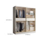 White Engineered Wood Wardrobe Closet Sliding Wardrobe Armoire Clearhalo 'Armoires & Wardrobes' 'armoires_wardrobes' 'Bedroom Furniture' 'furn' 'furn_armoires_wardrobes' 'Furniture' 1200x1200_6bbdac69-f212-491f-add0-4040325e7f7b