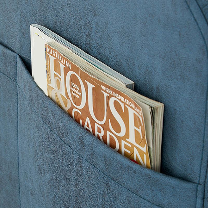 Canapé de bras carré tufté à 3 places en cuir en cuir simple canapé-coussin