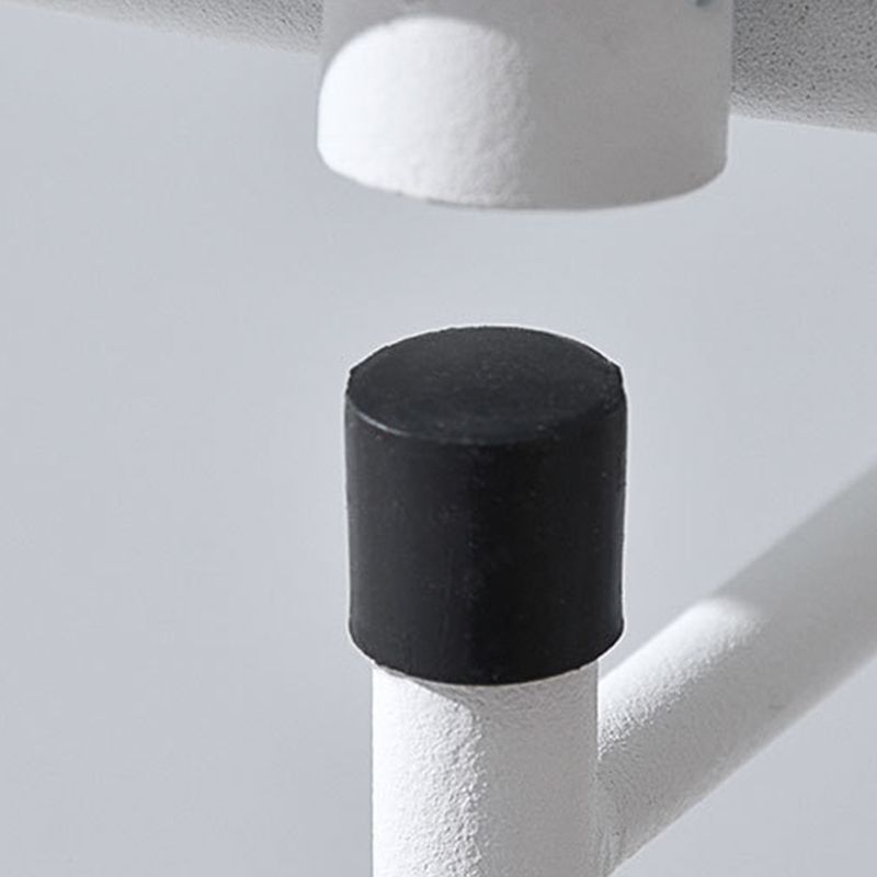 Round Tray Top Side Table Mid-Century Metal Cross Legs End Table Clearhalo 'Coffee & Accent Tables' 'End & Side Tables' 'end_side_tables' 'furn' 'furn_end_side_tables' 'Furniture' 'Living Room Furniture' 1200x1200_6bbfe725-9541-46c4-b53e-47a7b8413ef2