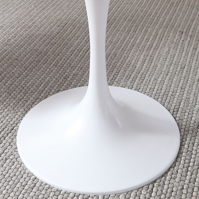 Round Tulip Base Dinette Table Simplicity Style Dining Site Table for Indoor Clearhalo ' dining_table' 'Dining Tables & Seating' 'Dining Tables' 'furn' 'furn_dining_table' 'Furniture' 'furniture_dining_table' 'Kitchen & Dining Furniture' 'kitchen&dining_furn' 'kitchen' 'kitchen_dining_table' 1200x1200_6bc0052e-6f61-4c3c-8804-3058165139ef