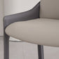 Sillas de comedor de brazo de cuero sintético