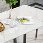 Modern 1/5/7 Pieces Dining Set Rectangle Stone Dining Table for Dining Room Kitchen