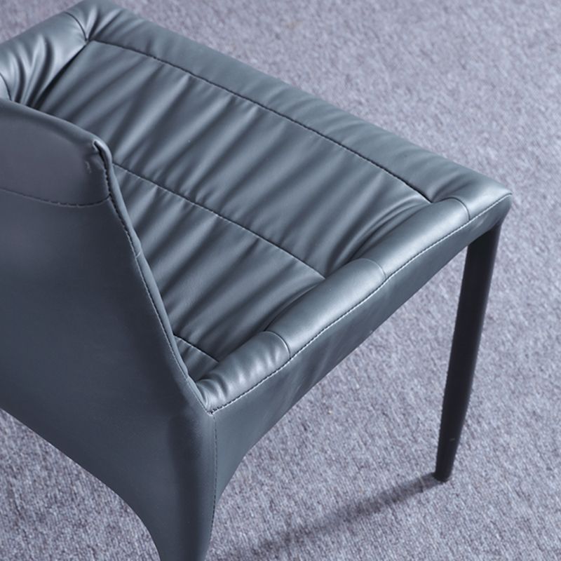 パーソンズサイドチェアモダンな布張りのダイニングとアクセントチェア