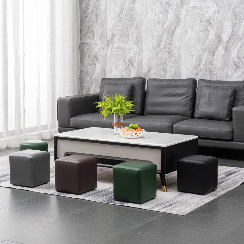 Modern Leather Standard Solid Color Stain Resistant Standard for Drawing Room Clearhalo 'furn' 'furn_ottomans_poufs' 'Furniture' 'Living Room Furniture' 'Ottomans & Poufs' 'ottomans_poufs' 1200x1200_6bc70ad3-3702-4b66-ae28-0f8059a3a269