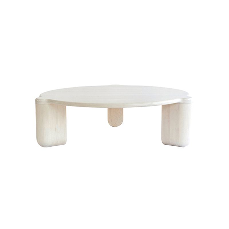 White Goose/black Oak Round Coffee Table with 3 legs Base Cocktail Table Clearhalo 'Coffee & Accent Tables' 'Coffee Tables' 'coffee_tables' 'furn' 'furn_coffee_tables' 'Furniture' 'furniture_coffee_tables' 'Living Room Furniture' 1200x1200_6bc748ea-4bd2-461c-b3a9-5b8db8e3ac55