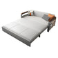 Sleeple grigio chiaro divano in pelle finta letto con materasso staccabile