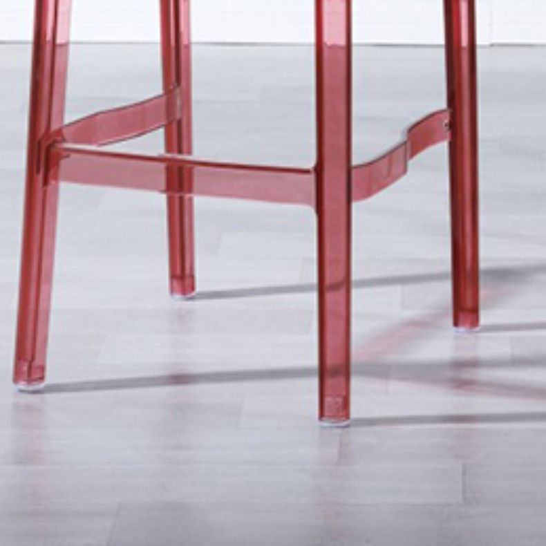 Contemporary Style Plastic Bar Stool Footrest Counter Stool for Bristol