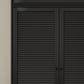 Black Solid Wood Wardrobe Modern Freestanding Wardrobe with Legs