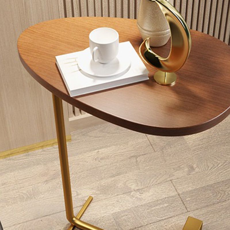 Wood Top Pedestal End Table Modern Sofa Side End Table for Living Room Clearhalo 'Coffee & Accent Tables' 'End & Side Tables' 'end_side_table' 'end_side_tables' 'furn' 'furn_end_side_tables' 'Furniture' 'furniture_end_side_table' 'Living Room Furniture' 1200x1200_6bcb5369-927d-440e-b68a-7297e43fe636