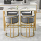 Glam Low Back Dining Stools Bucket Bar Stools with Metal Legs Clearhalo 'Bar Furniture' 'Bar Stools' 'bar_stools' 'furn' 'furn_bar_stools' 'Furniture' 'Kitchen & Dining Furniture' 1200x1200_6bcb7837-86db-42ec-846b-9f67f4f5e5c7