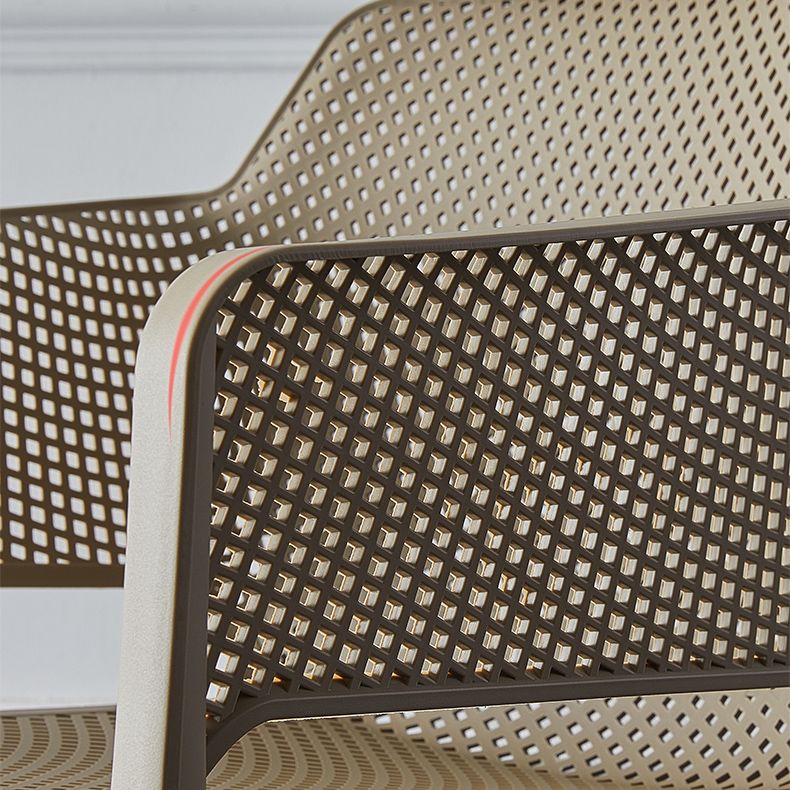 Contemporary Style Dining Room Chairs Stackable Arm Chairs with Plastic Legs Clearhalo ' kitchen&dining_furn' 'Dining Chairs' 'Dining Tables & Seating' 'dining_chair' 'furn' 'furn_dining_chair' 'Furniture' 'furniture_dining_chair' 'Kitchen & Dining Furniture' 'kitchen' 1200x1200_6bcc2168-7a15-447c-9a9d-6b10a59639d4