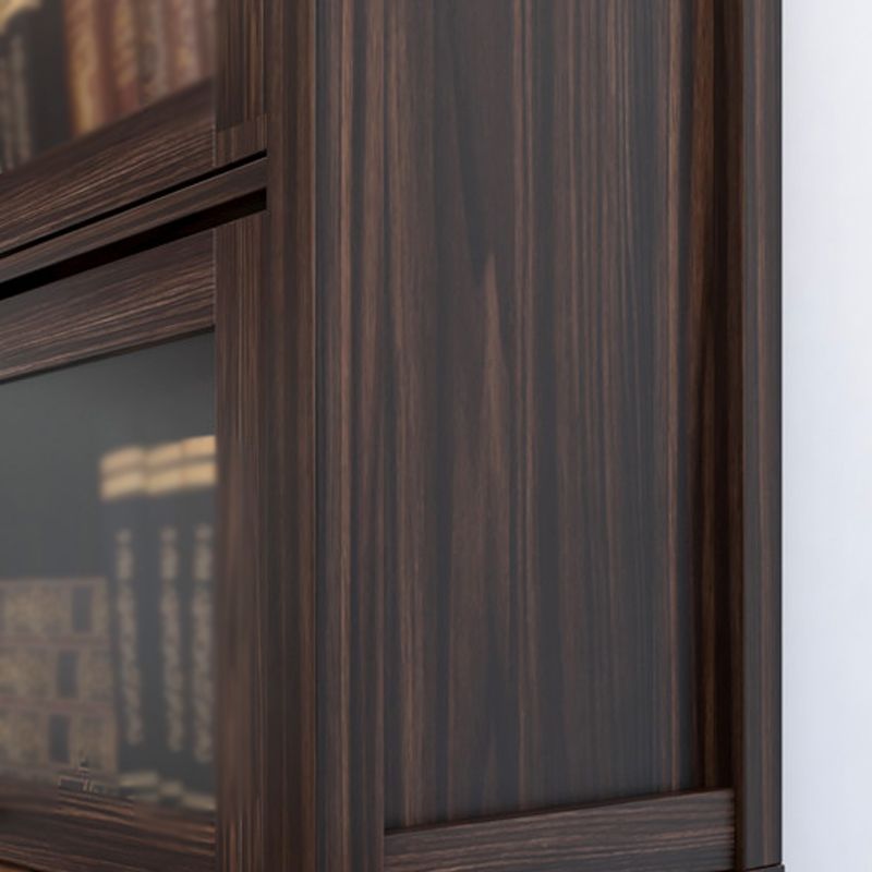 Engineered Wood Standard Bookcase Contemporary Bookcase With Doors Clearhalo 'Bookcases' 'furn' 'furn_bookcases' 'Furniture' 'furniture_bookcases' 'kitchen' 'kitchen_bookcases' 'Living Room Furniture' 'Office Furniture' 1200x1200_6bce2307-5dbc-4645-82a7-7e7a68c9181d